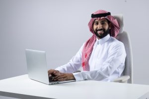 Developer and laptop